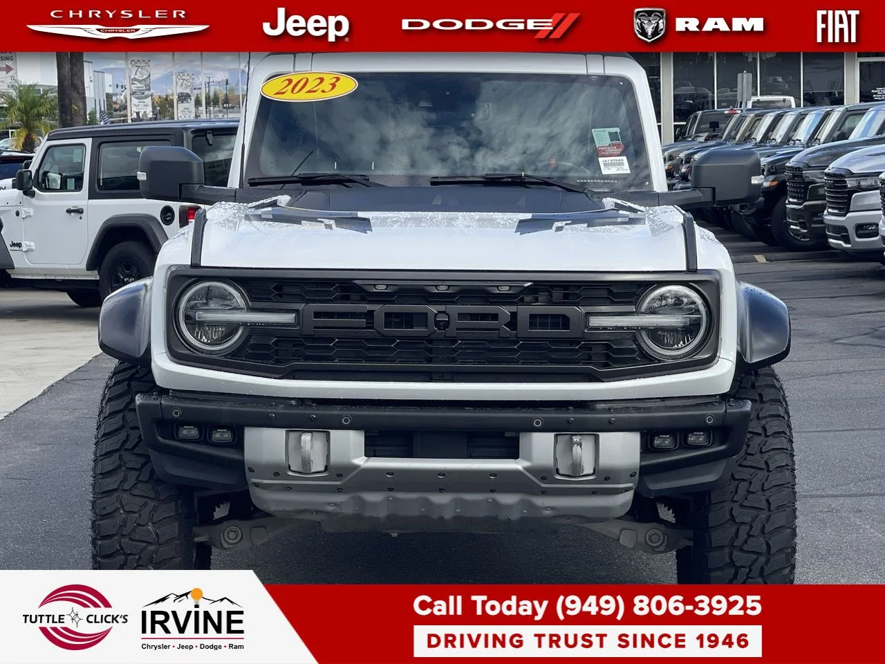 Used 2023 Oxford White Ford Raptor image 11