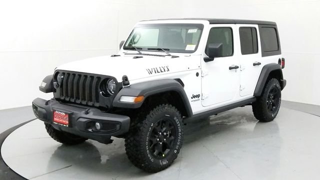 Used 2021 White Jeep Unlimited Willys image 3