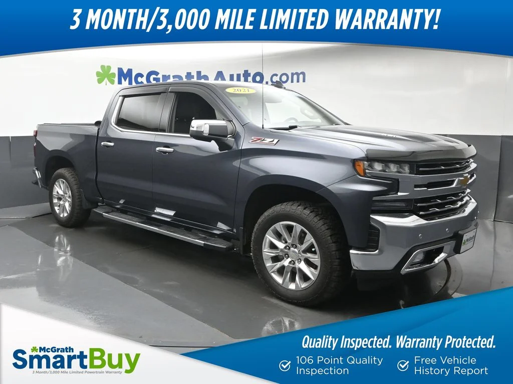 Used 2021 Gray Chevrolet LTZ image 1