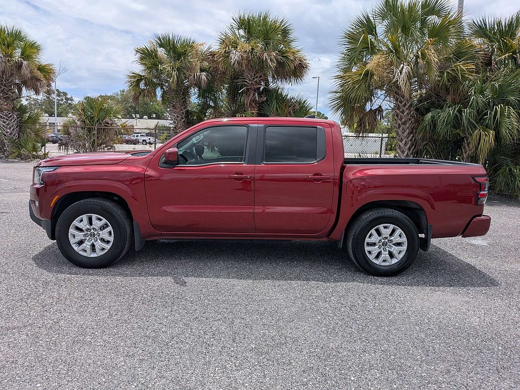 Used 2024 Cardinal Red Metallic TriCoat Nissan 4x2 SV 4dr Crew Cab 5 ft. SB image 6
