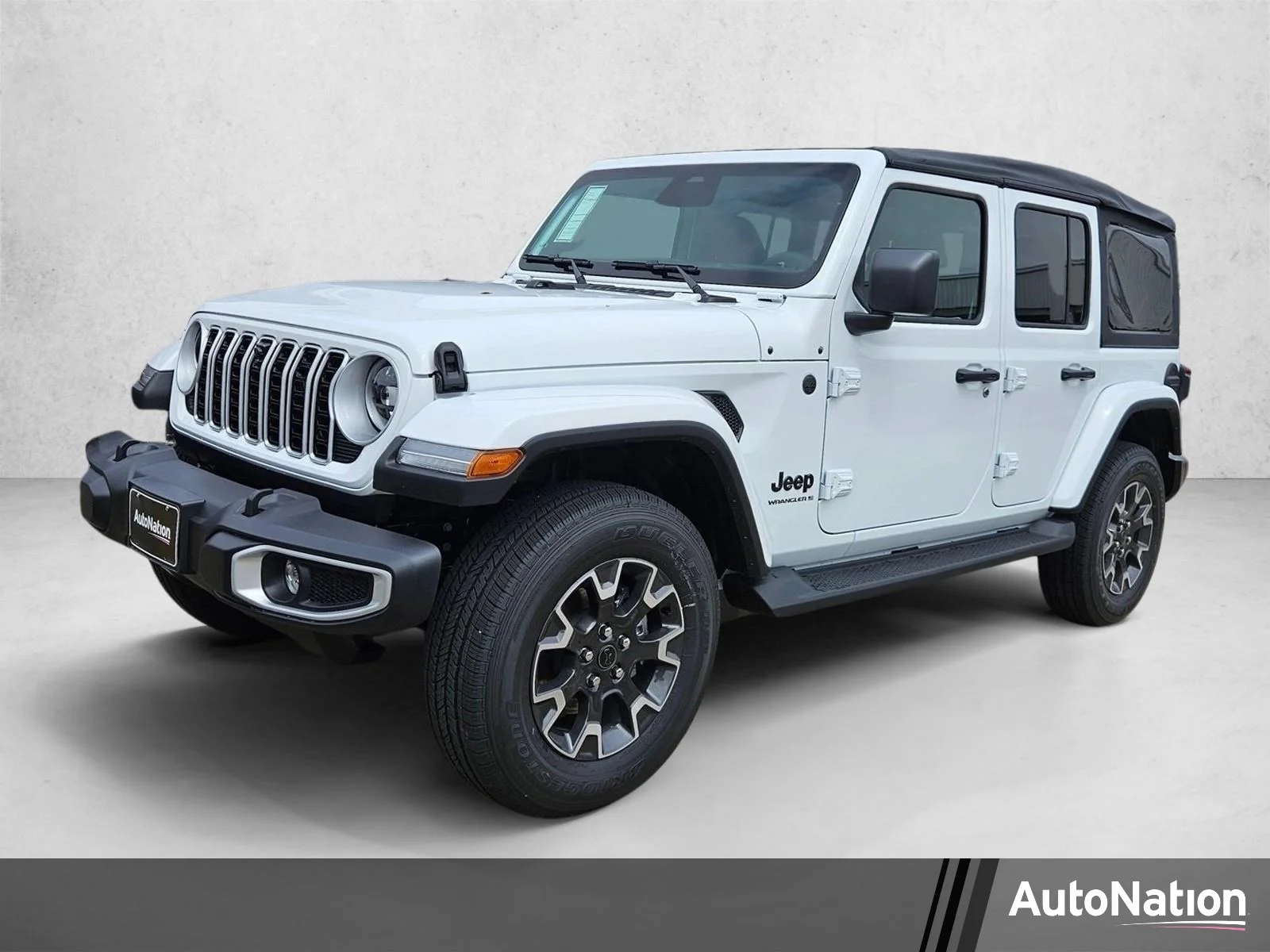 New 2026 Bright White Clearcoat Jeep Sahara image 1