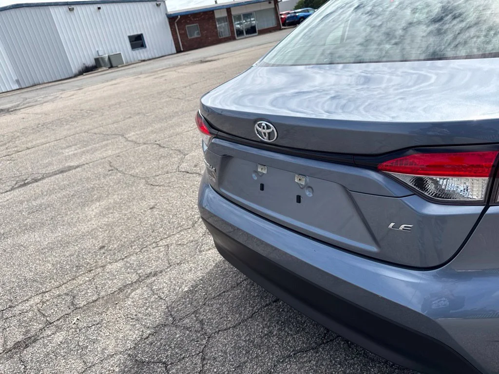 Used 2025 Light Blue Toyota LE image 29