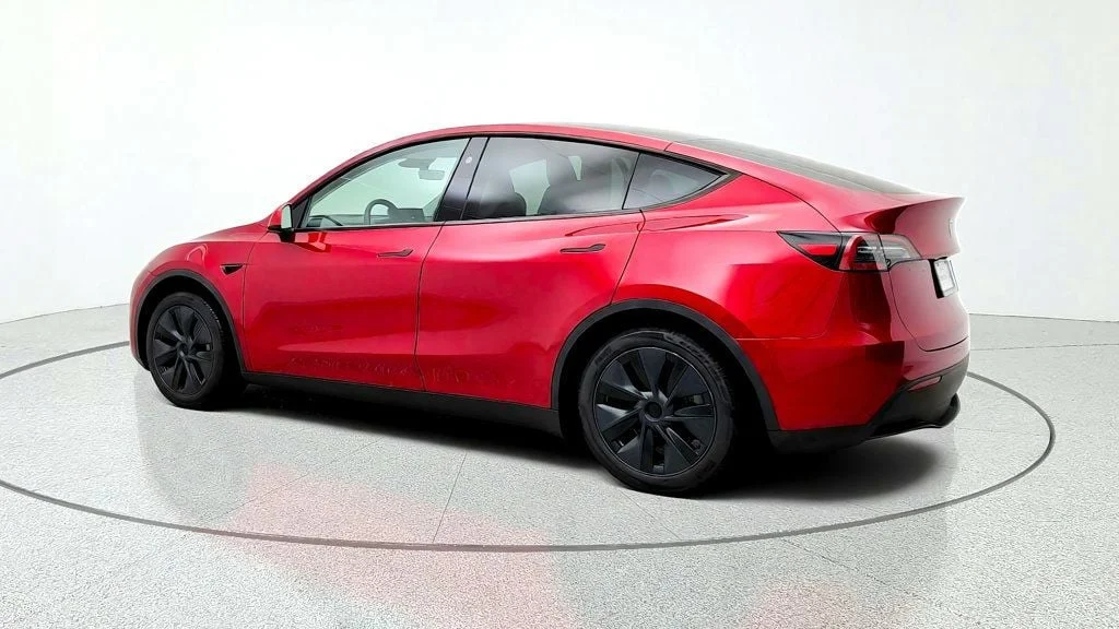 Used 2024 Ultra Red Tesla Long Range AWD w/ Premium White Interior image 7