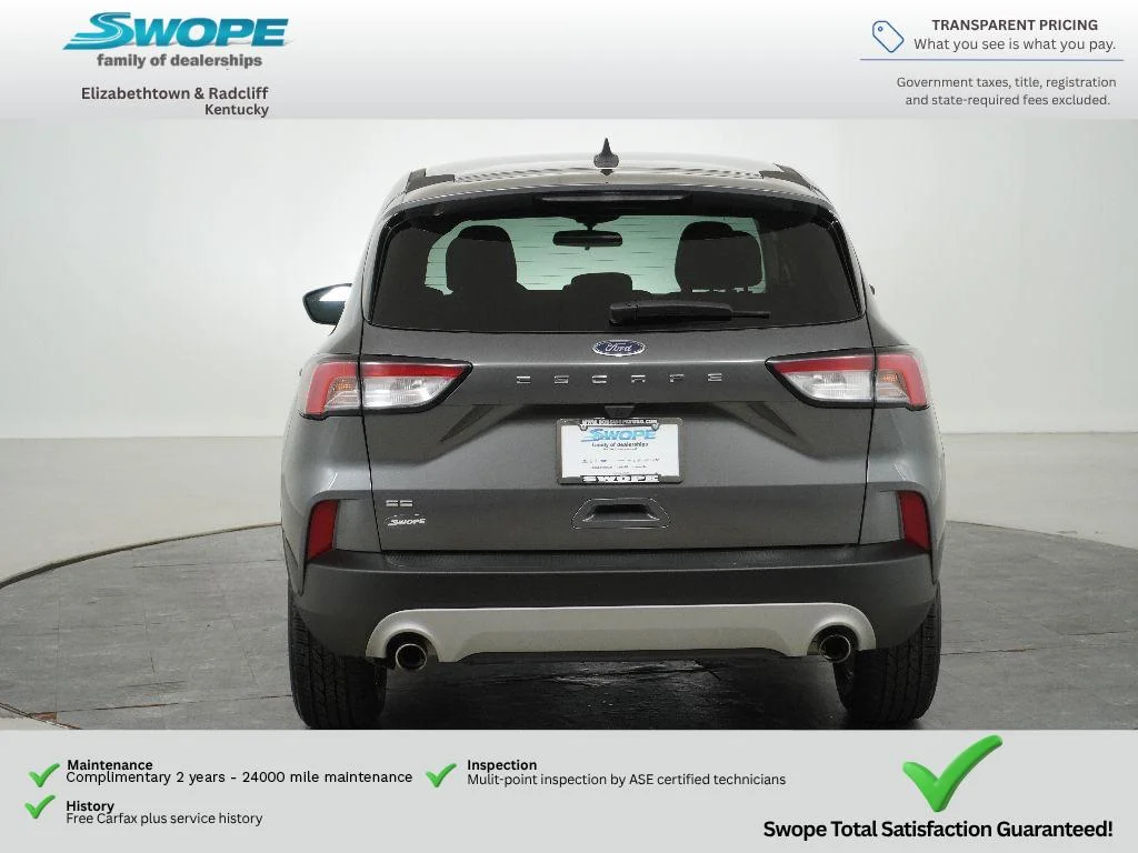 Certified Used 2022 Carbonized Gray Metallic Ford SE image 5