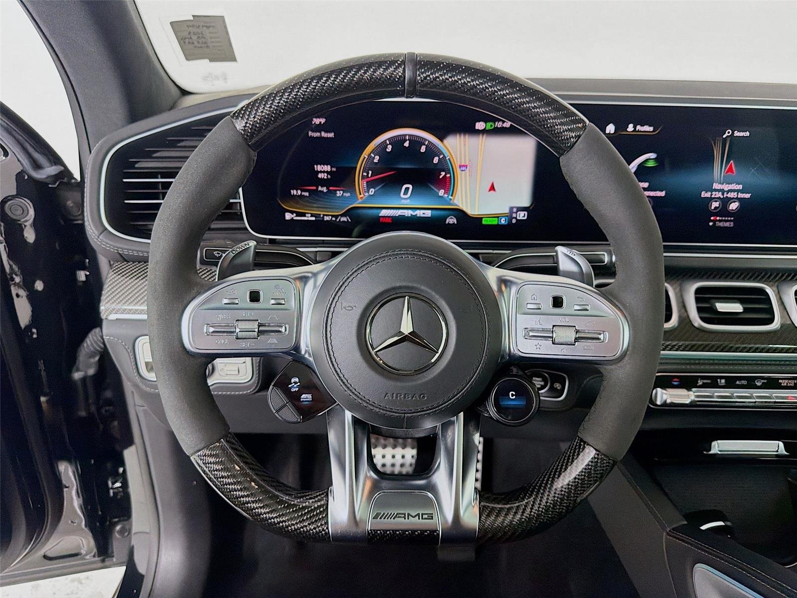 Used 2023 Obsidian Black Metallic Mercedes-Benz AMG® GLE 63 S image 11