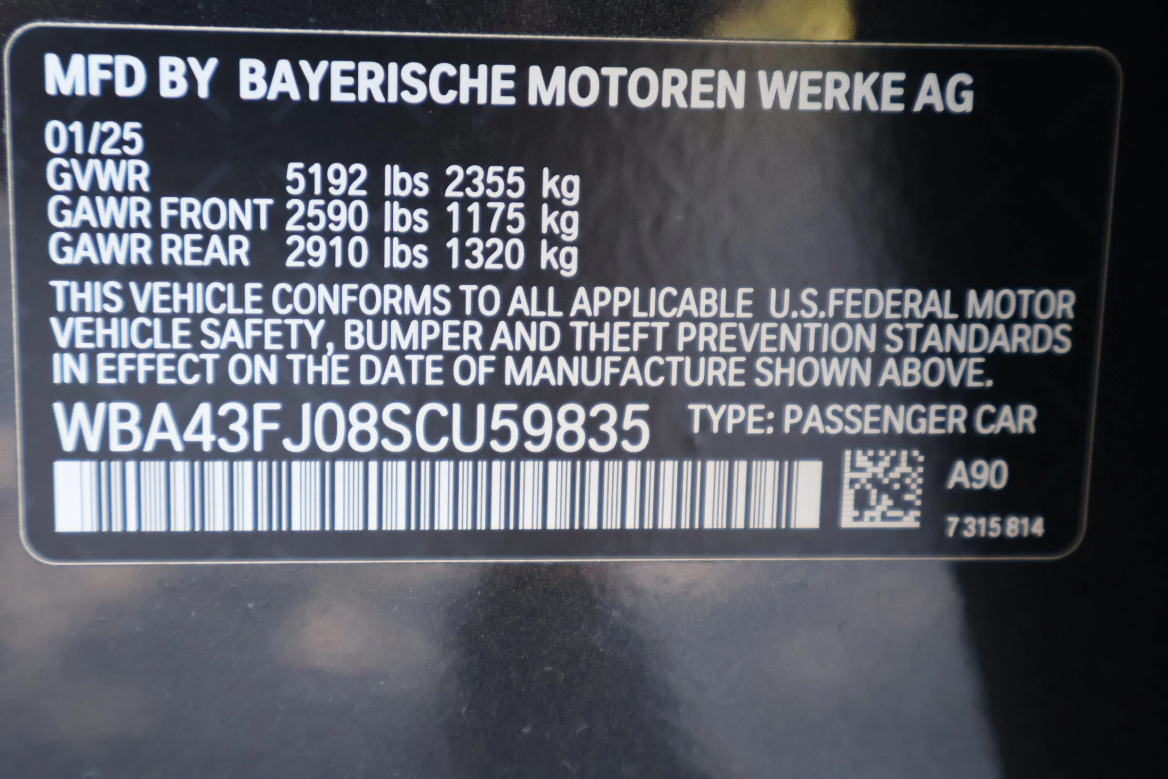 Used 2025 Dark Graphite Metallic BMW 530i image 28