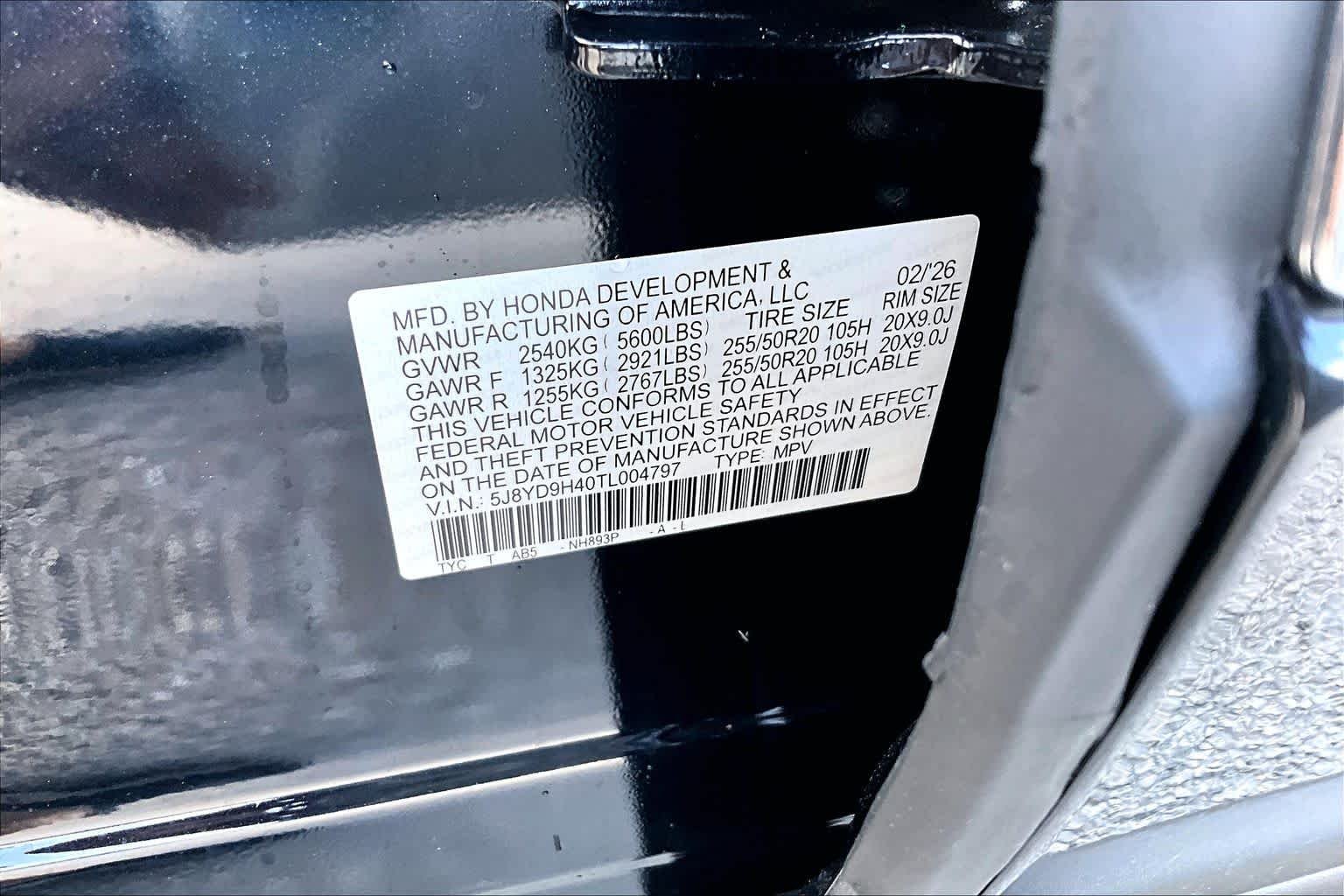 Used 2026 Majestic Black Pearl Acura w/Technology Package image 22