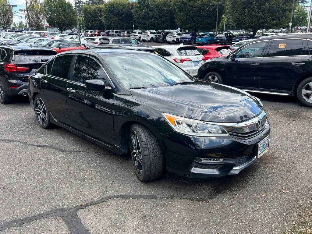 Used 2017 Crystal Black Pearl Honda Sport Special Edition image 2