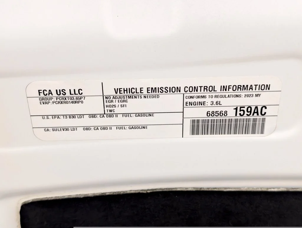 Certified Used 2023 Bright White Clearcoat Chrysler Touring L image 24