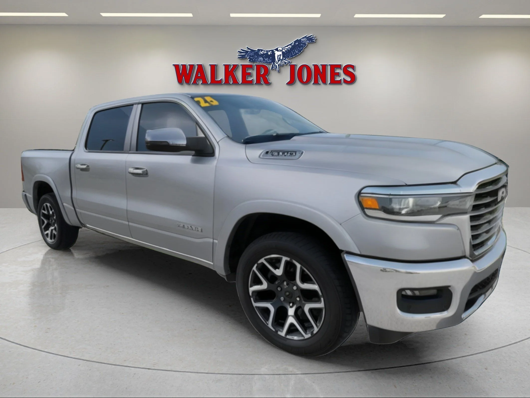 Used 2025 Billet Silver Metallic Clearcoat Ram Laramie image 1
