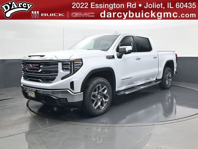 New 2026 Glacier White Tricoat GMC SLT image 1