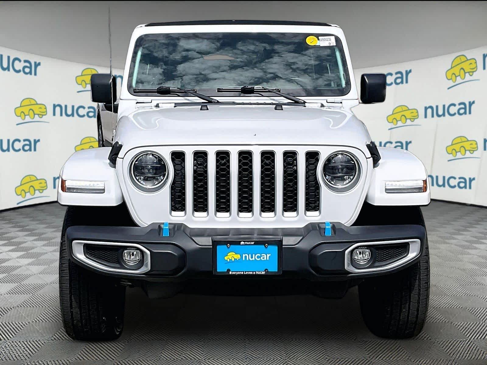 Used 2023 Jeep Wrangler 4xe Sahara 4XE with VIN 1C4JJXP62PW641887 for sale in Saint Albans City, VT