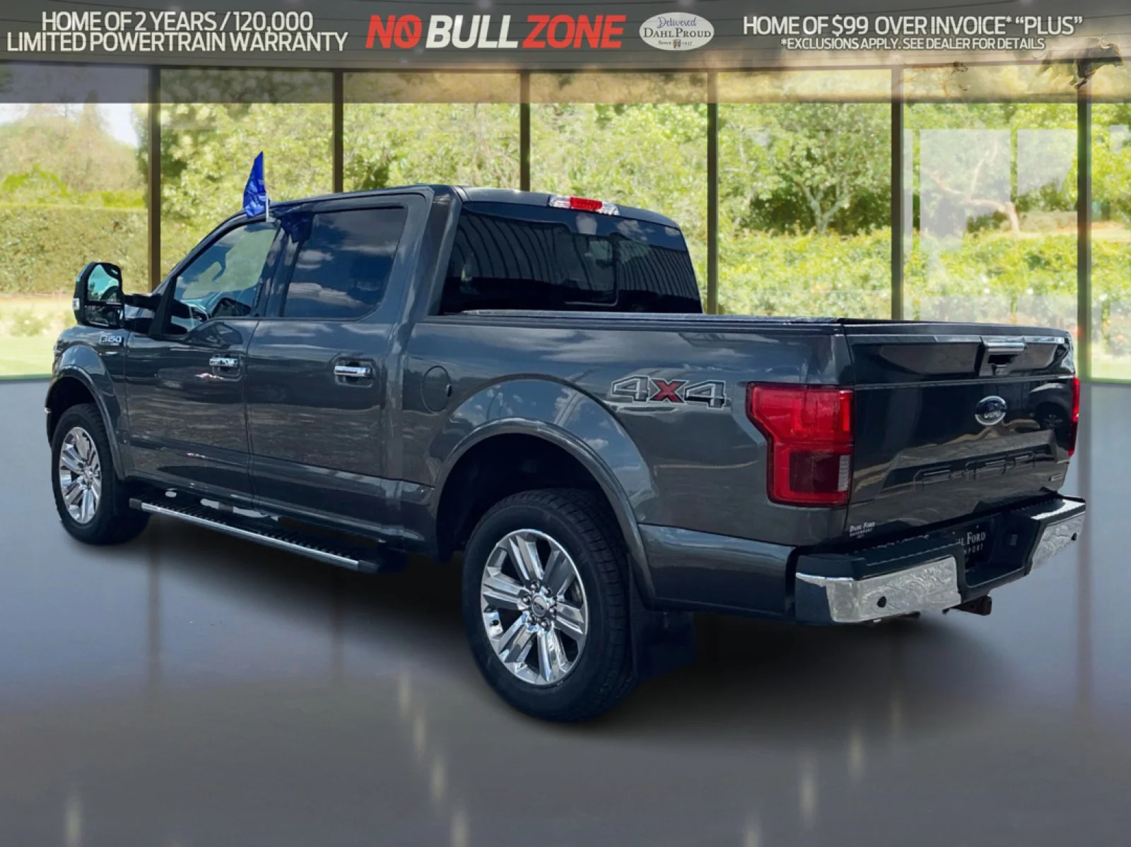 Certified Used 2019 Magnetic Metallic Ford LARIAT image 3
