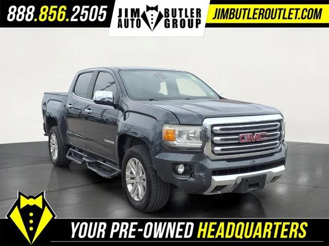 Used 2018 DARK SLATE METALLIC GMC 4WD SLT image 26