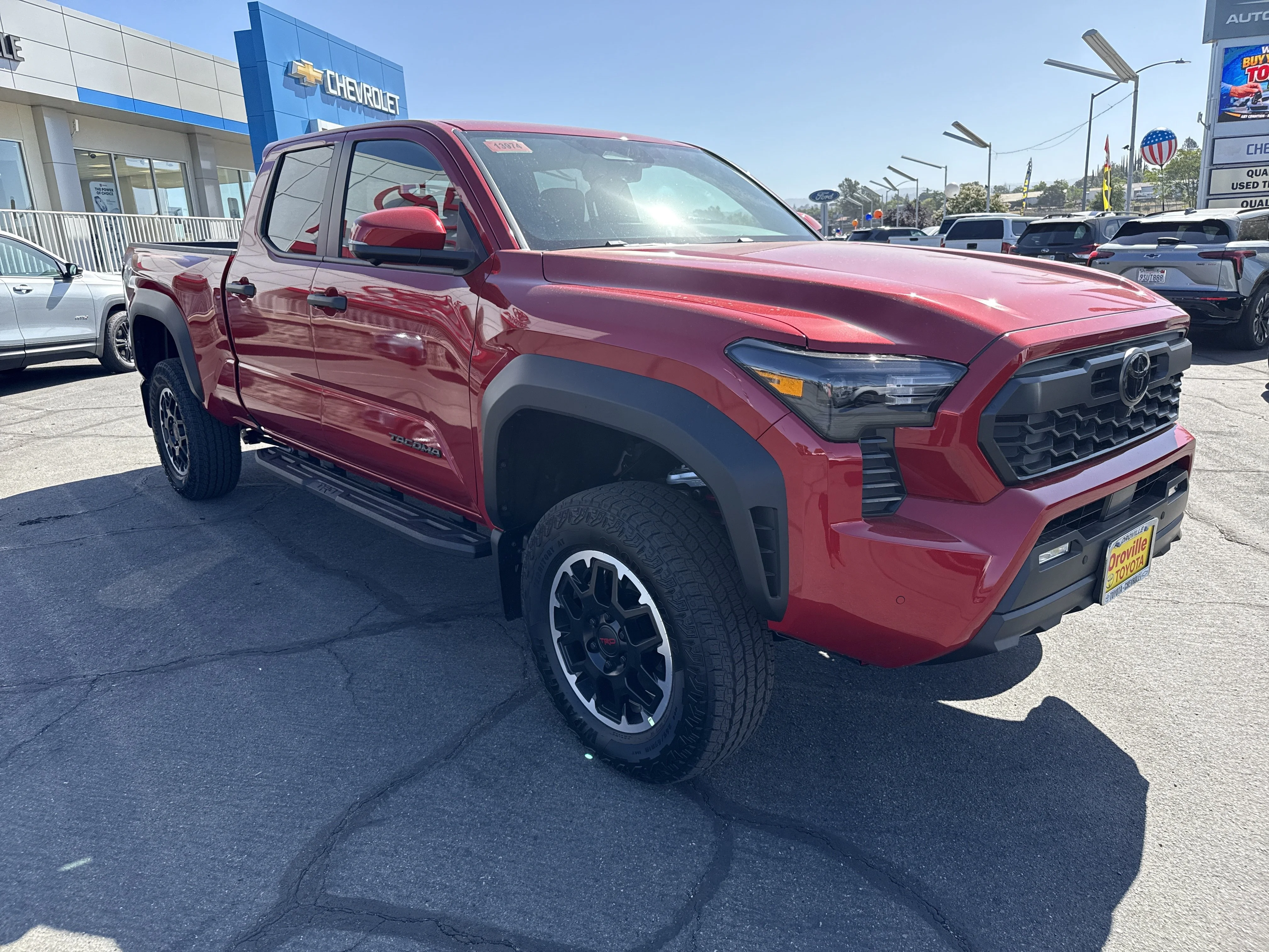 New 2026 Supersonic Red Toyota TRD Off-Road image 6