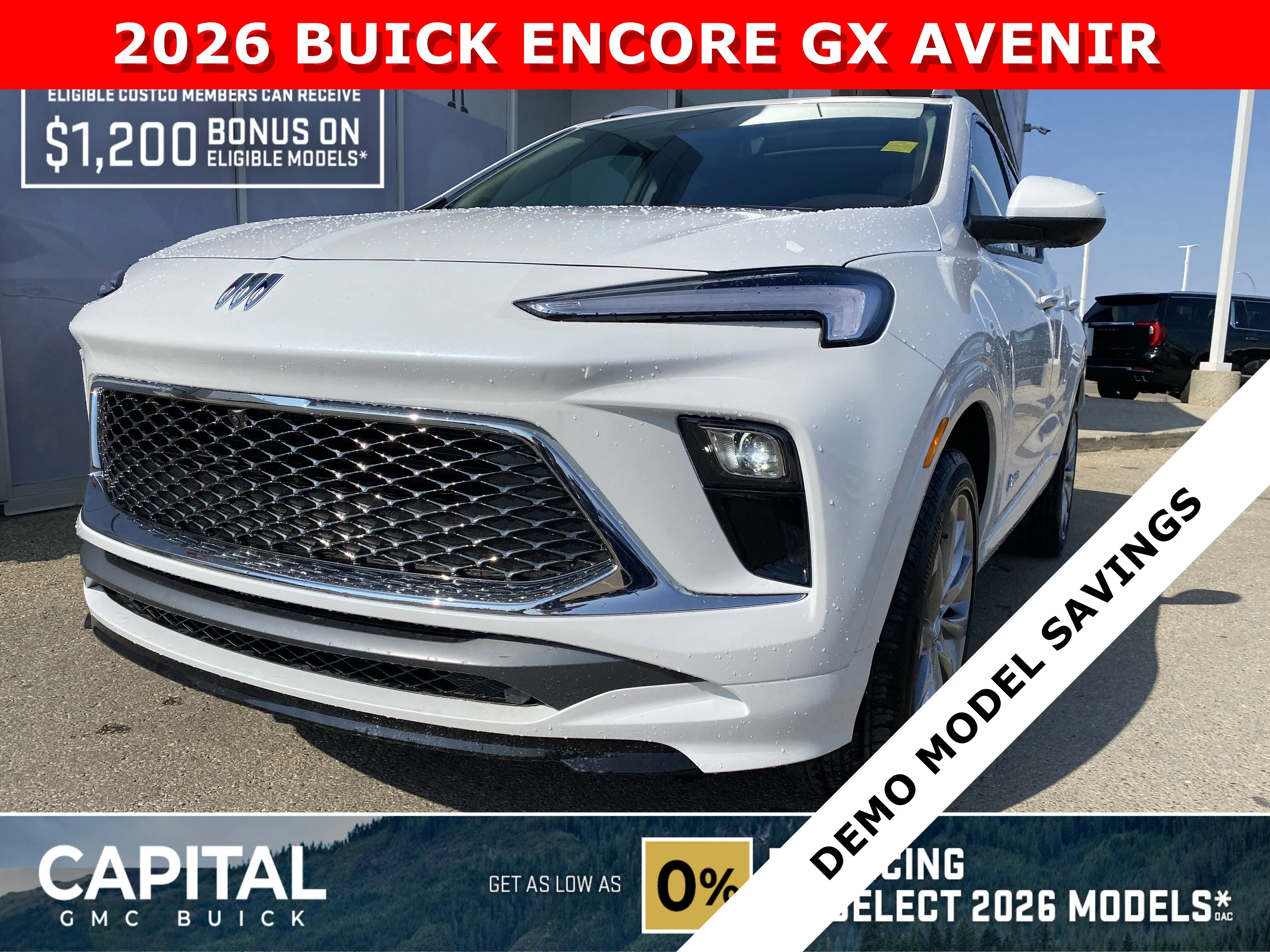 New 2026 WHITE FROST TRICOAT Buick Avenir image 1
