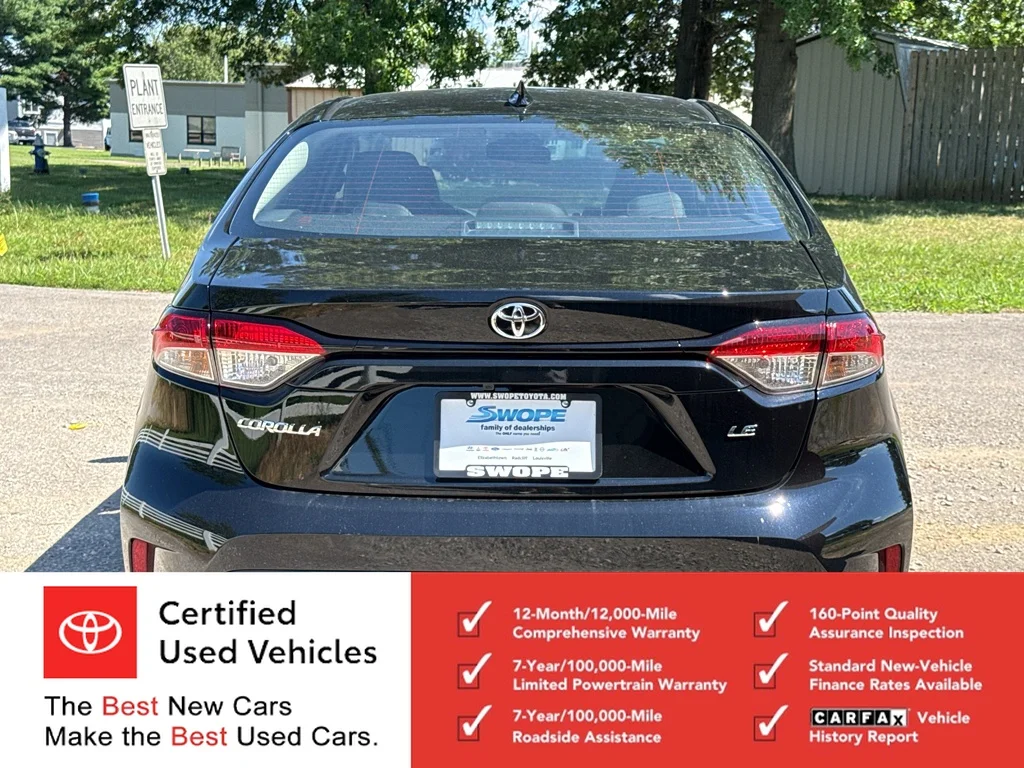 Certified Used 2026 Midnight Black Metallic Toyota LE image 4