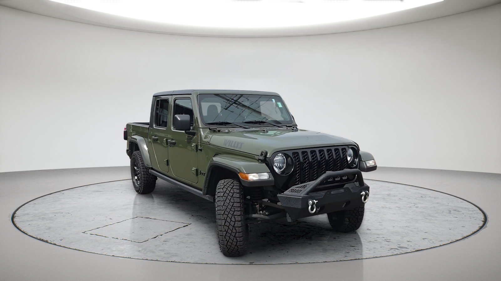 Used 2021 Sarge Green Clearcoat Jeep Willys image 3
