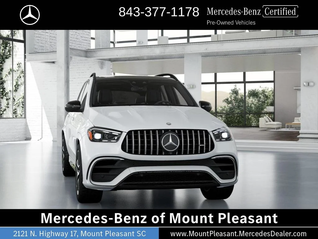 Certified Used 2025 MANUFAKTUR Moonlight White Metallic Mercedes-AMG GLE 63 S AMG® image 8