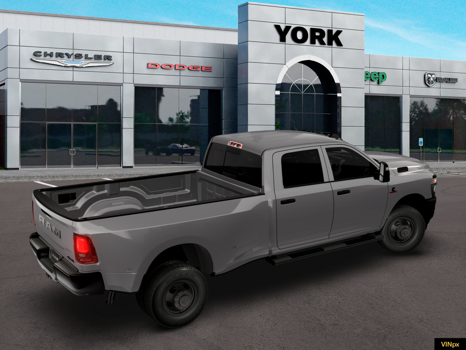 New 2026 Ceramic Gray Clear-Coat Exterior Paint RAM Tradesman image 8