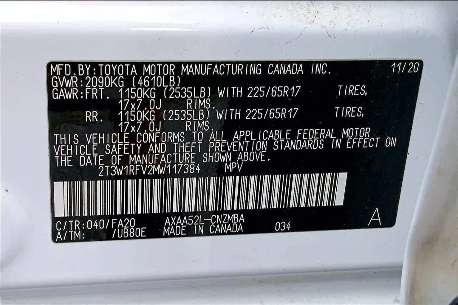 Used 2021 Super White Toyota XLE image 31