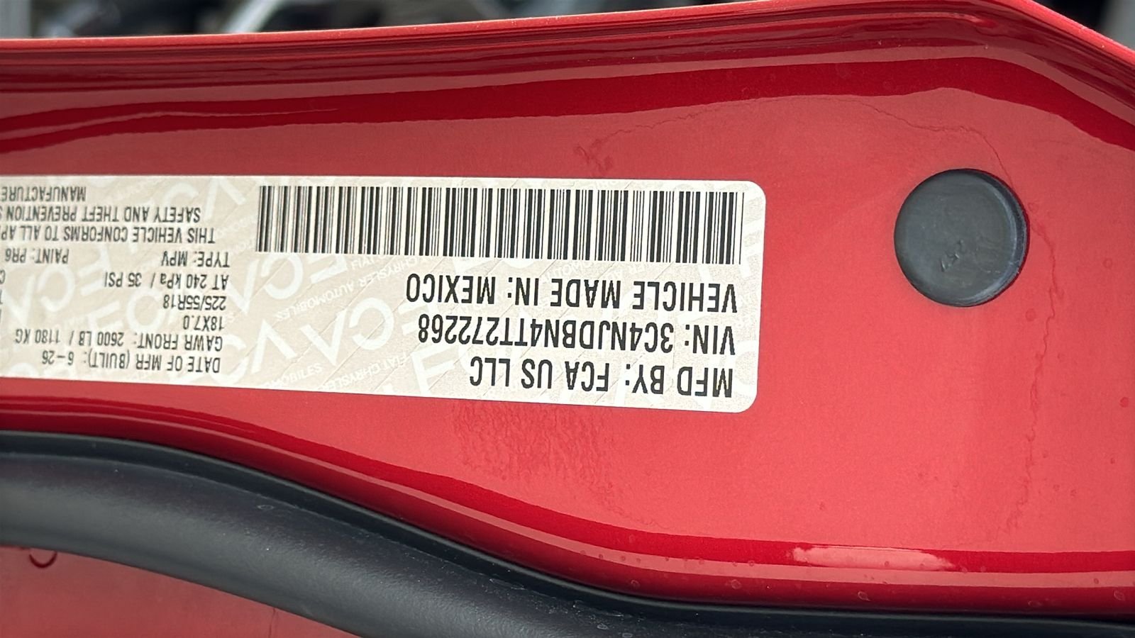 New 2026 Red Hot Pearlcoat Jeep Latitude image 30