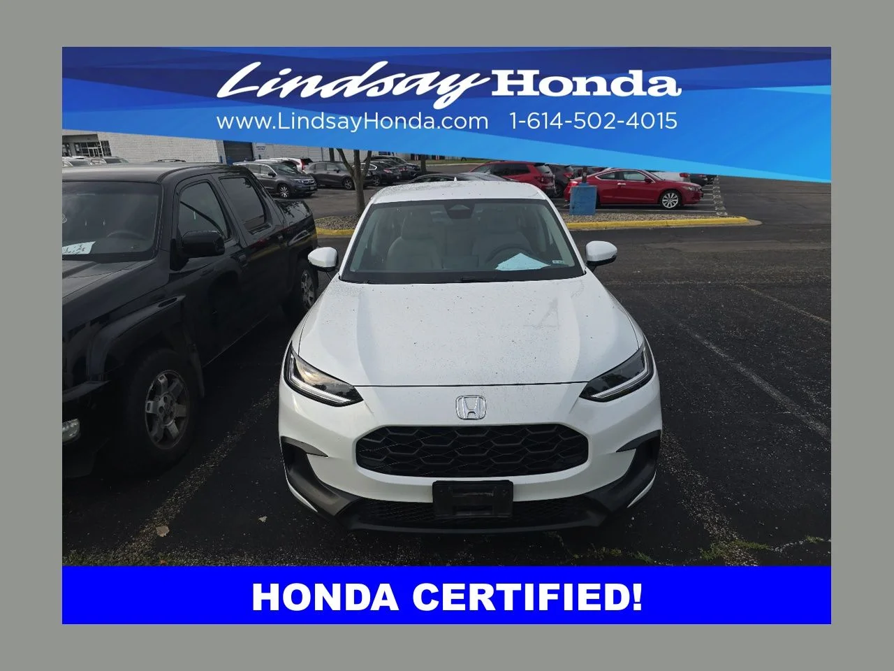 Certified Used 2023 Platinum White Pearl Honda LX image 1