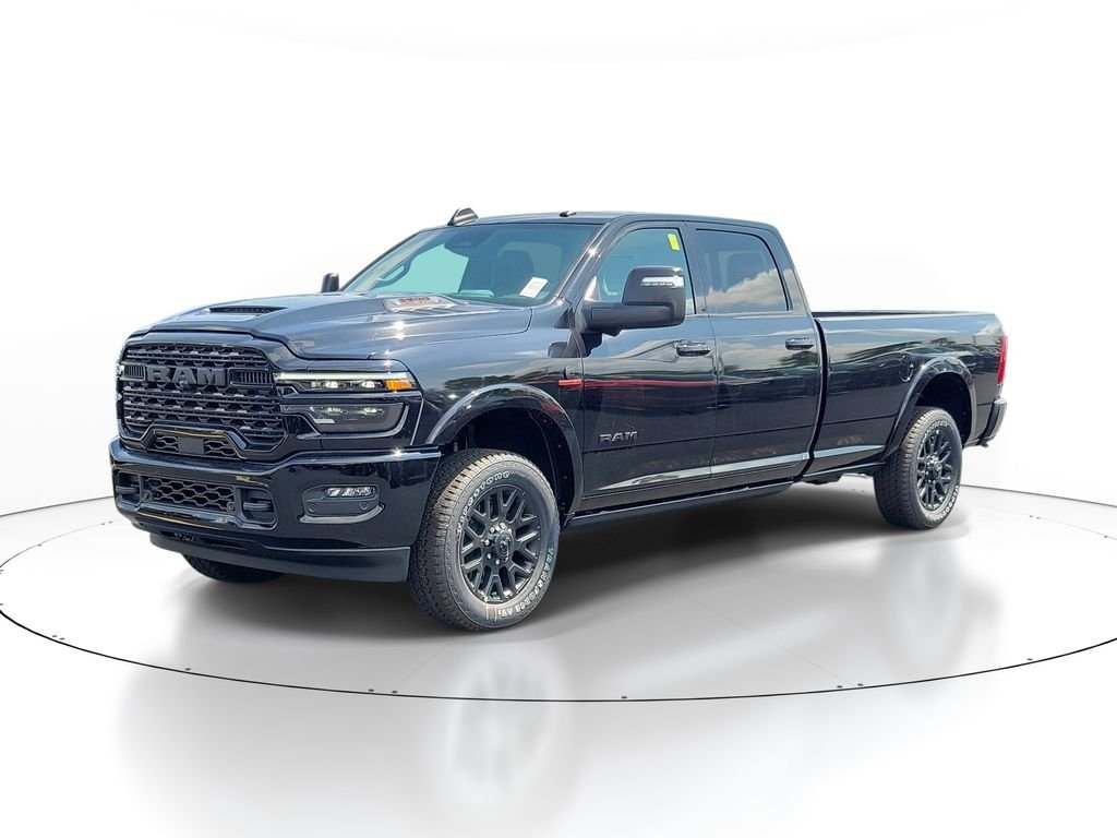 New 2026 Diamond Black Crystal Pearl-Coat Exterior Paint RAM Limited Longhorn image 2