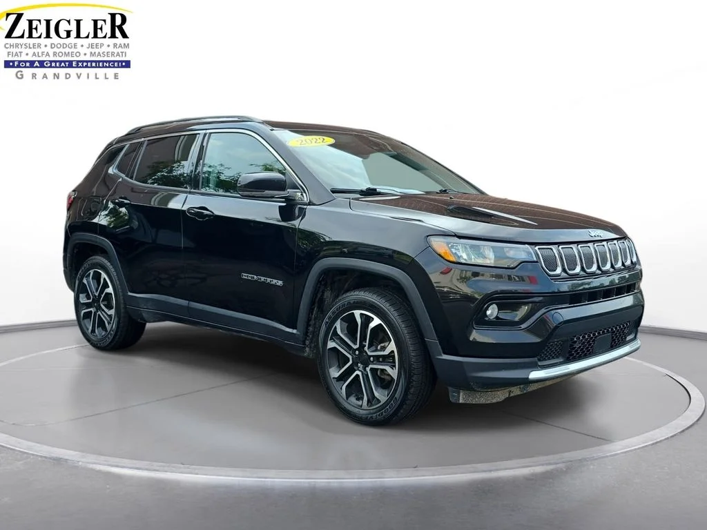 Used 2022 Black Jeep Limited image 3