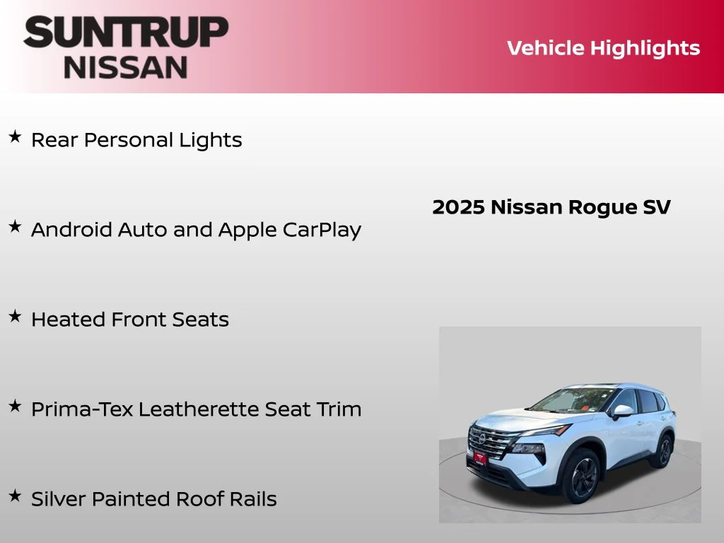 Used 2025 White Nissan SV image 24