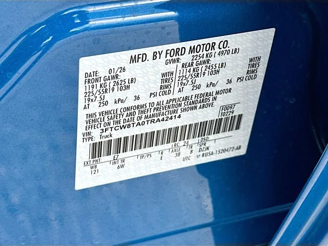 New 2026 Blue Ford Lobo Standard image 19
