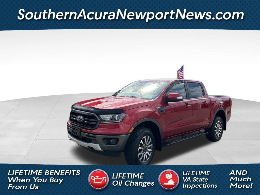 Used 2020 Red Ford Lariat image 1
