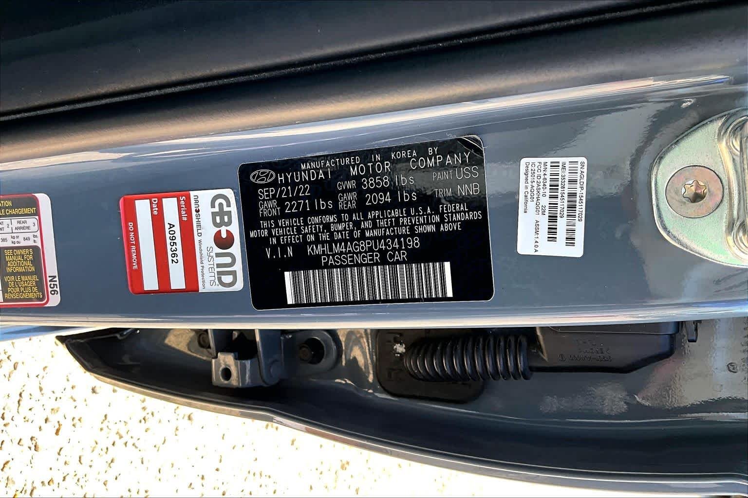Used 2023 Electric Shadow Hyundai SEL image 34
