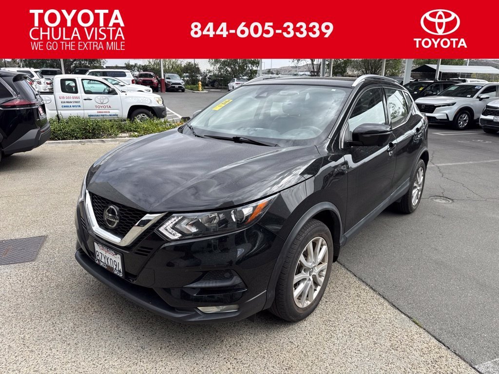 Used 2021 Magnetic Black Pearl Nissan SV image 1