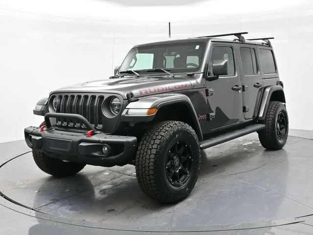 Used 2020 Granite Crystal Metallic Clearcoat Jeep Rubicon image 3
