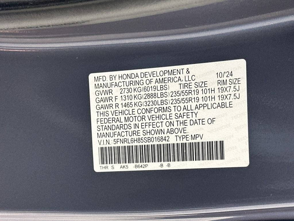 2025 Honda Odyssey Touring - Photo 34