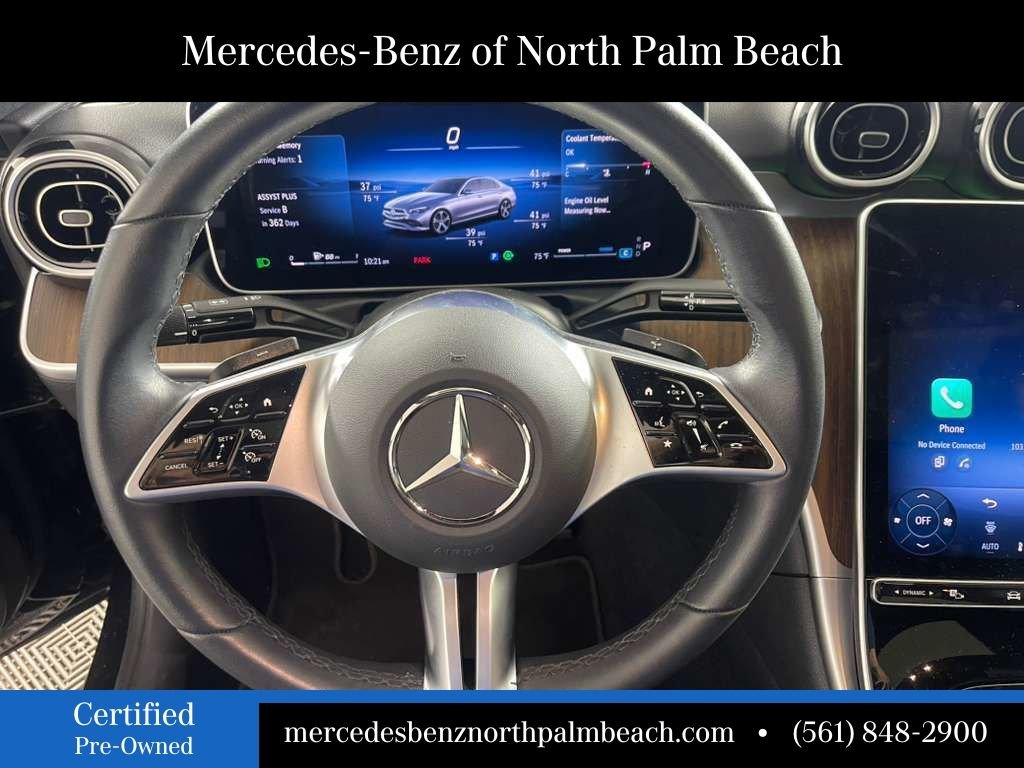 Certified Used 2025 Black Mercedes-Benz C 300 image 16