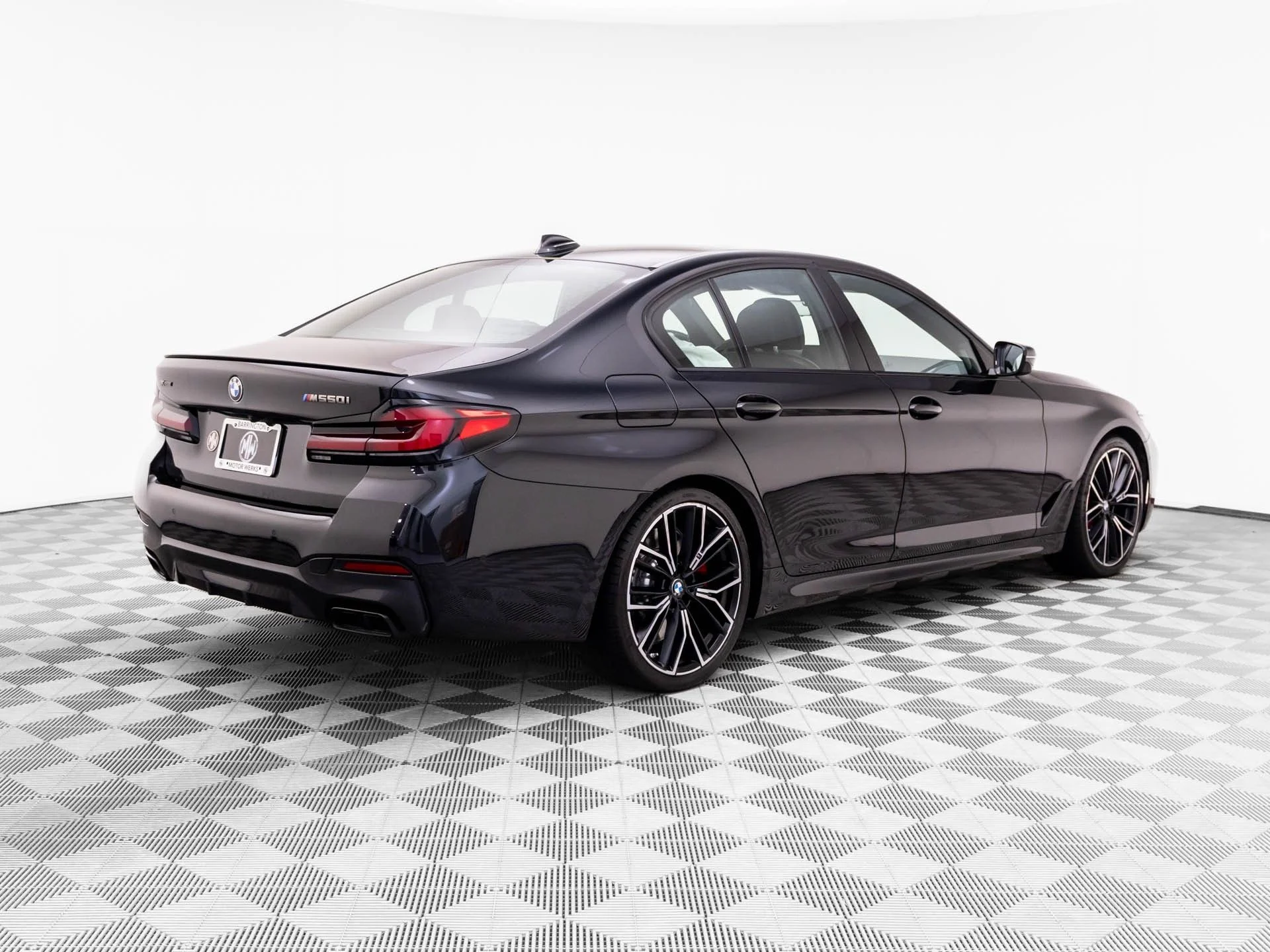 Certified Used 2023 Black BMW M550i xDrive image 5