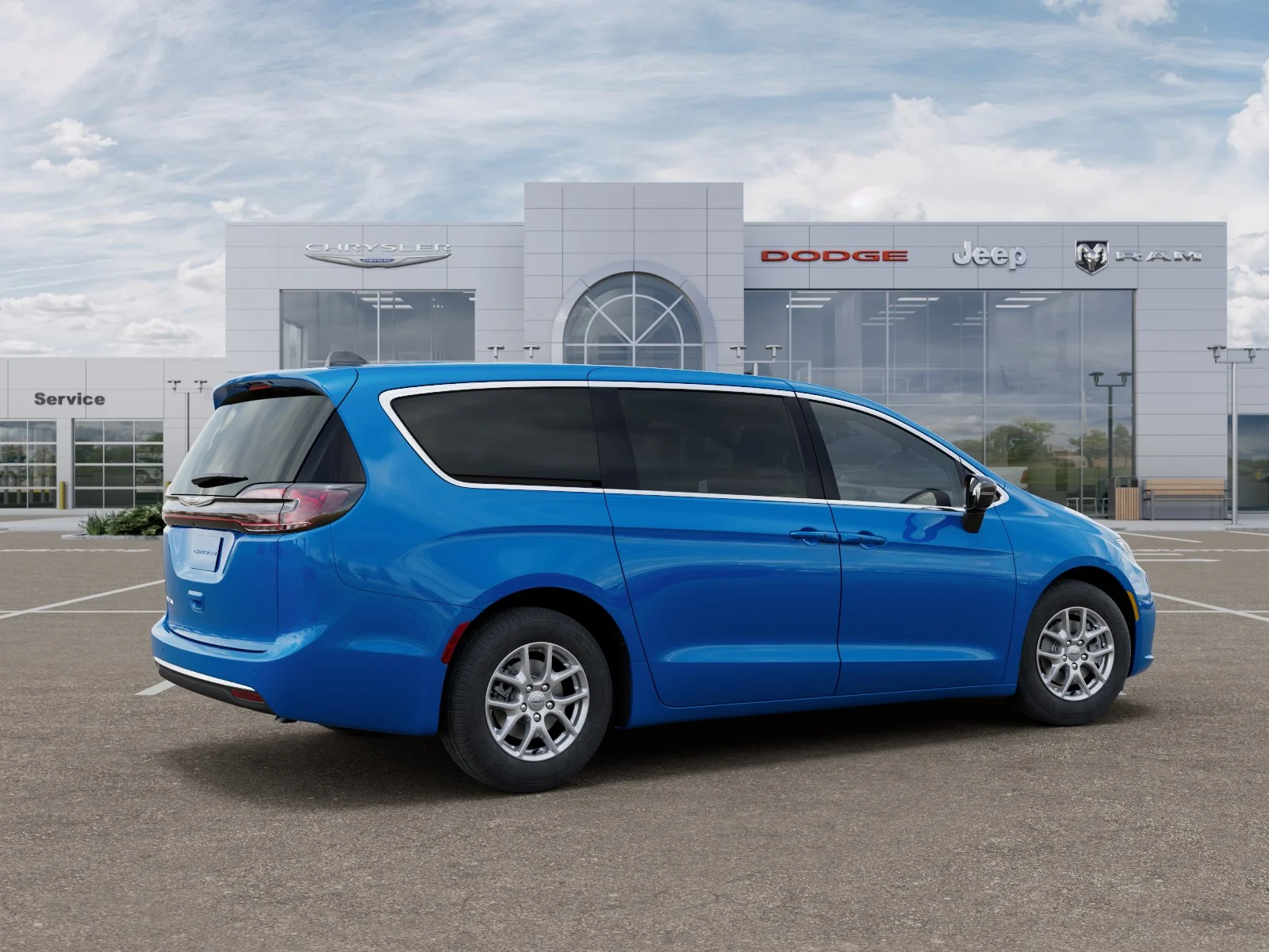 New 2026 Hydro Blue Pearl-Coat Exterior Paint Chrysler Select image 30