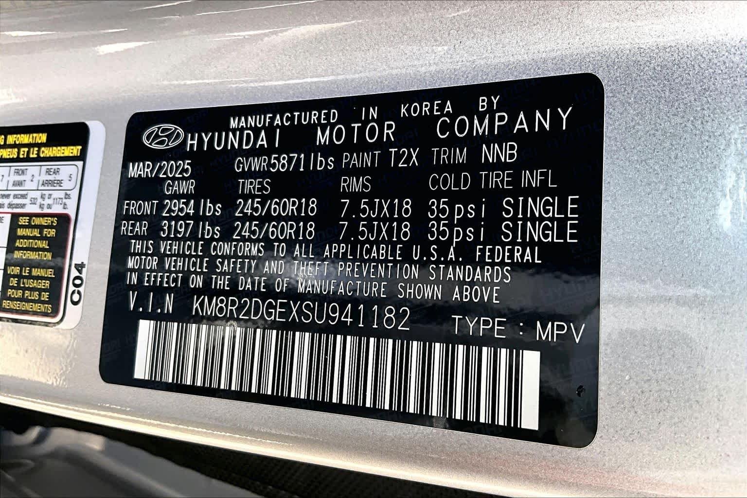 Used 2025 Typhoon Silver Hyundai SEL image 37