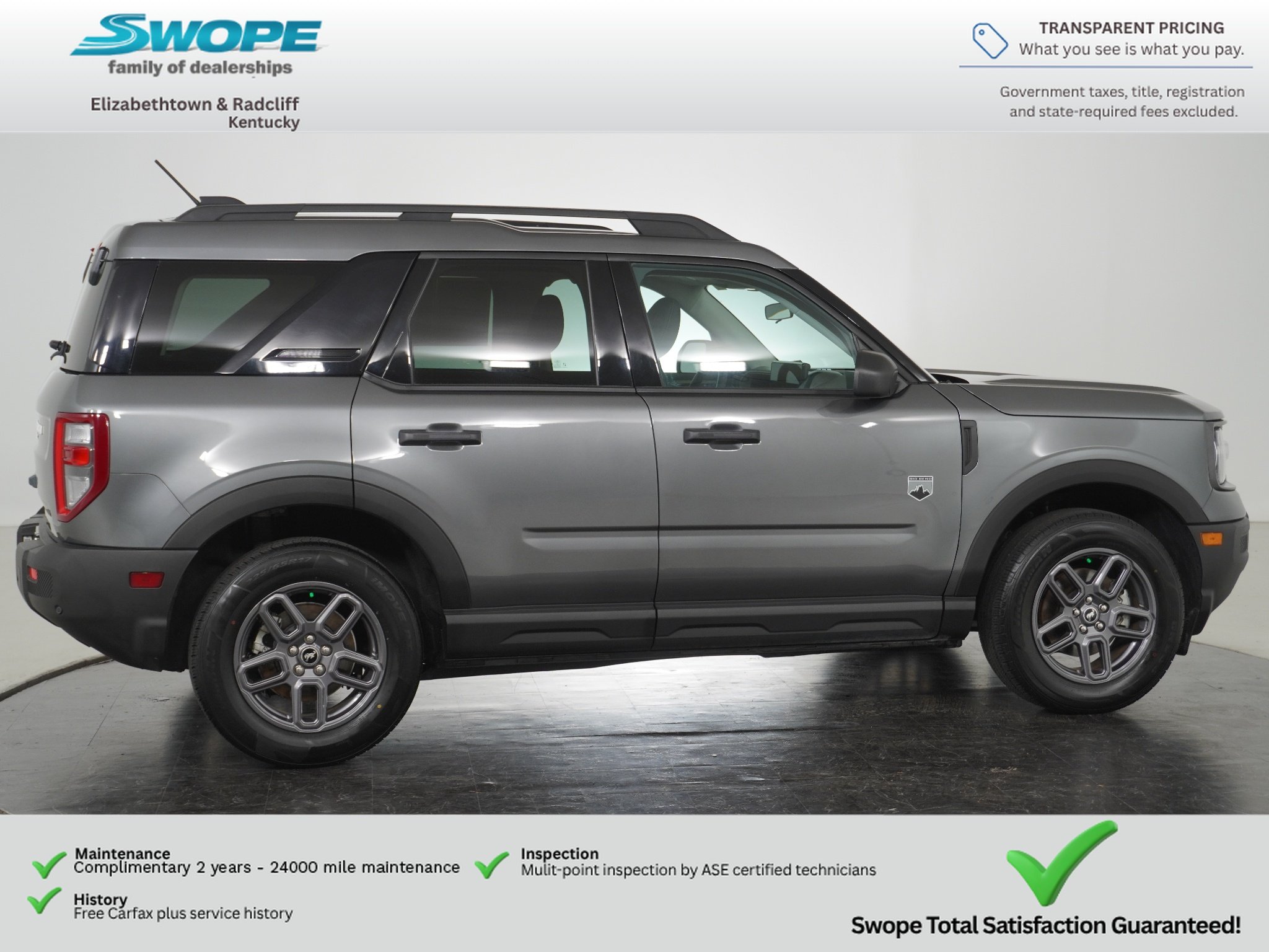 Used 2025 CARBONIZED GRAY METALLIC Ford Big Bend image 2
