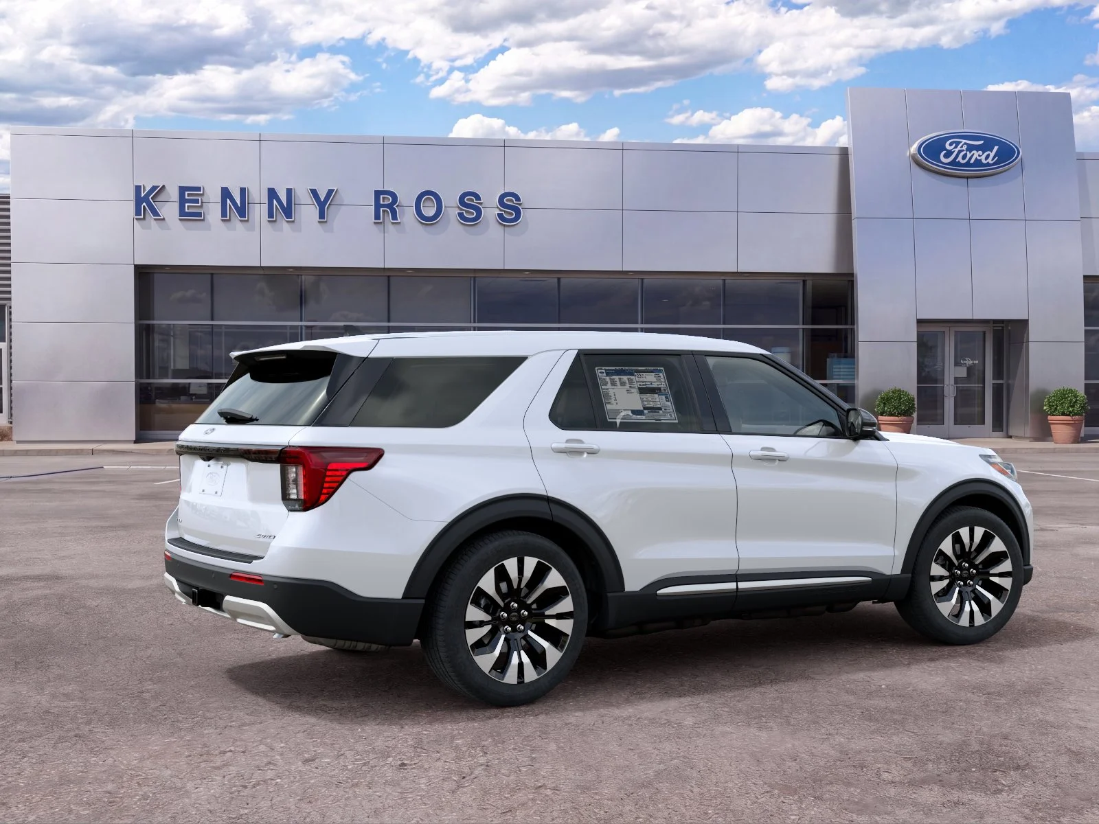 New 2027 Star White Metallic Tri-Coat Ford Platinum™ image 30