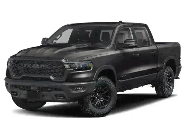 New 2026 Diamond Black Crystal Pearl-Coat Exterior Paint RAM Rebel image 1