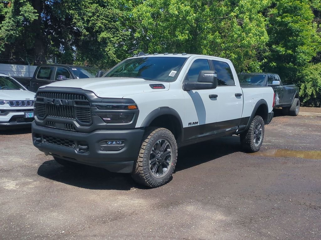 New 2026 Bright White Clear-Coat Exterior Paint RAM Rebel image 3