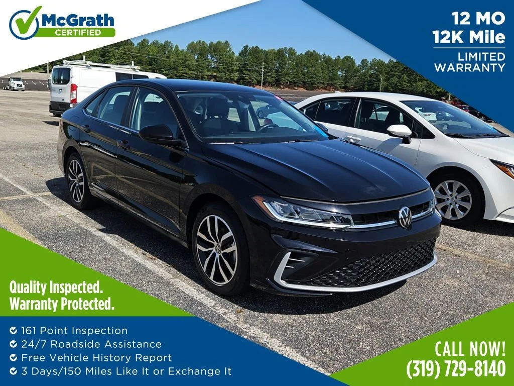 Used 2025 Black Volkswagen 1.5T SE image 1
