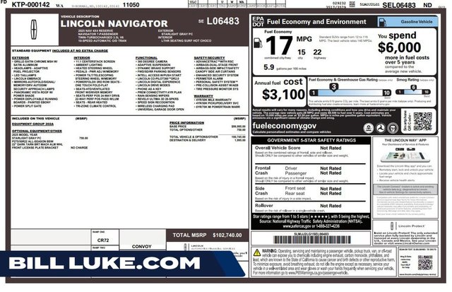 2025 Lincoln Navigator Reserve
