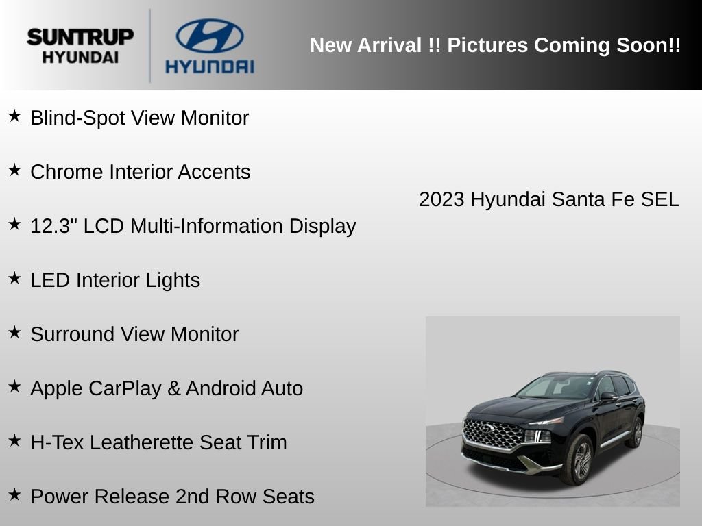 Used 2023 Twilight Black Hyundai SEL image 17