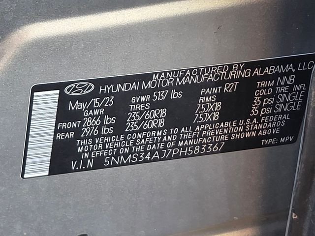 Used 2023 Silver Hyundai SEL image 30
