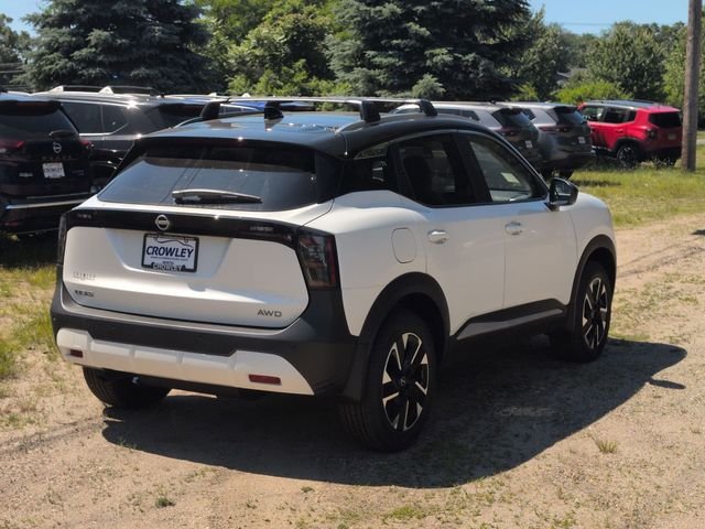 New 2026 Aspen White TriCoat / Super Black Two-tone Nissan SV image 3