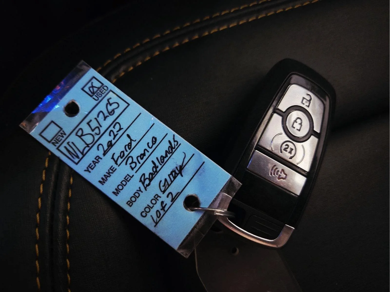 Used 2022 Cactus Gray Ford Badlands Advanced image 65